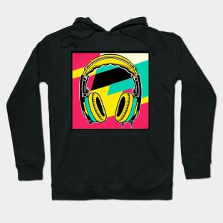 1990s Retro Headphones Hoodie